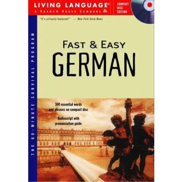 USED-Fast and Easy German - The 60 Minute Survival Program by Living Language (Unknown)