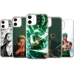 Roronoa Zoro Phone Case One Piece Anime Cover Compatible with iPhone 11, 12, 13, 14, 15, 16, 17 & Samsung S22 S23 S24 S26 – check our available sizes