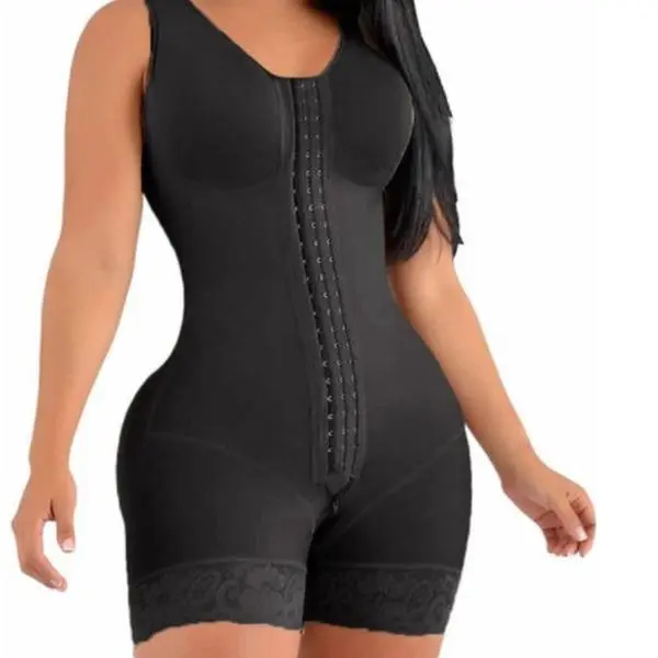 MRS.VARY Fajas Colombianas Shapewear for Women Tummy Control Full Shapewear Butt Lifter with Zipper Crotch