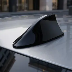 Universal Shark Fin Car Antenna Cover: Enhances FM/Am Radio signal, Easy Peel & Stick Installation for Most Vehicles. Stylish Exterior Accessory to Upgrade Your Car's Look. Premium Quality Auto Styling Part.