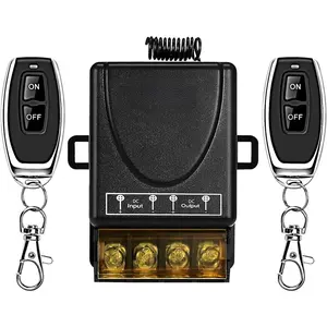12 Volt Remote  ,DC12V/24V/48V/72V/30A Relay,Remote Control ,RF Remote Control with 328FT Long Range for All Kinds DC Motors,Fans lamp, Roller Lind Door.
