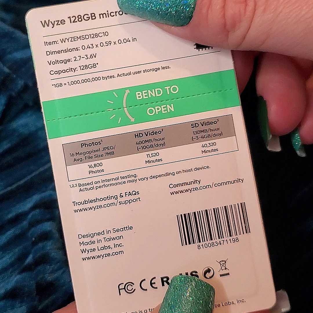 Item: 128GB microSDXC Card