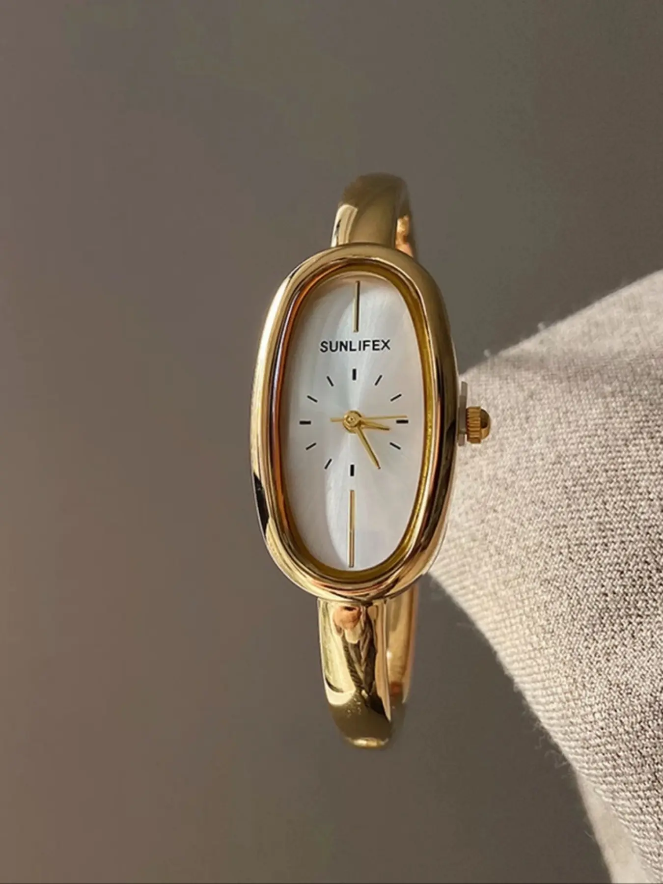 Women's Oval Bracelet Watch, Elegant Analog Quartz Watch, Lightweight Luxury Fashion Accessory, Perfect Gift Recommendation [88322]