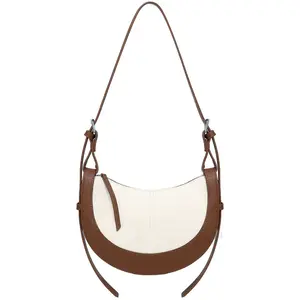 Travistar Crescent Crossbody Bags for Women - Small Shoulder Bag Leather Cross Body Purses Trendy Hobo Handbags Saddle Clutch