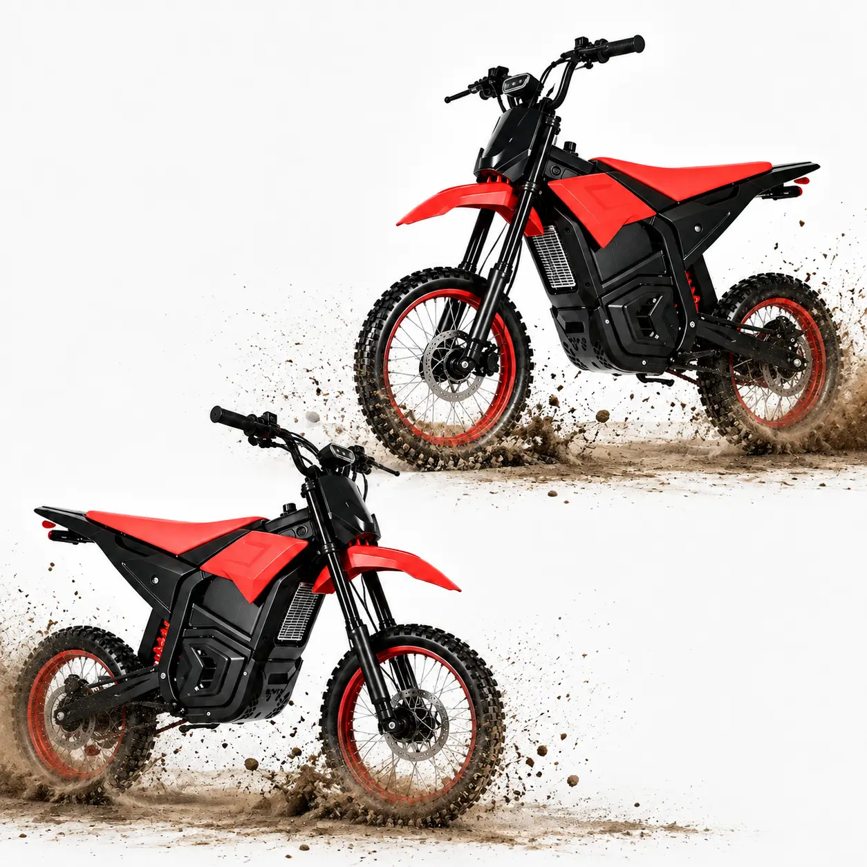 Q1 Adult & Teen Electric Off-Road Bike, 4000W Peak Power, 48V 30Ah Battery, 43.7 MPH Top Speed, 55 mi Range, 4-Speed Full Suspension, Hydraulic Disc Brakes, Terrain-Adaptable Cycling Vehicle