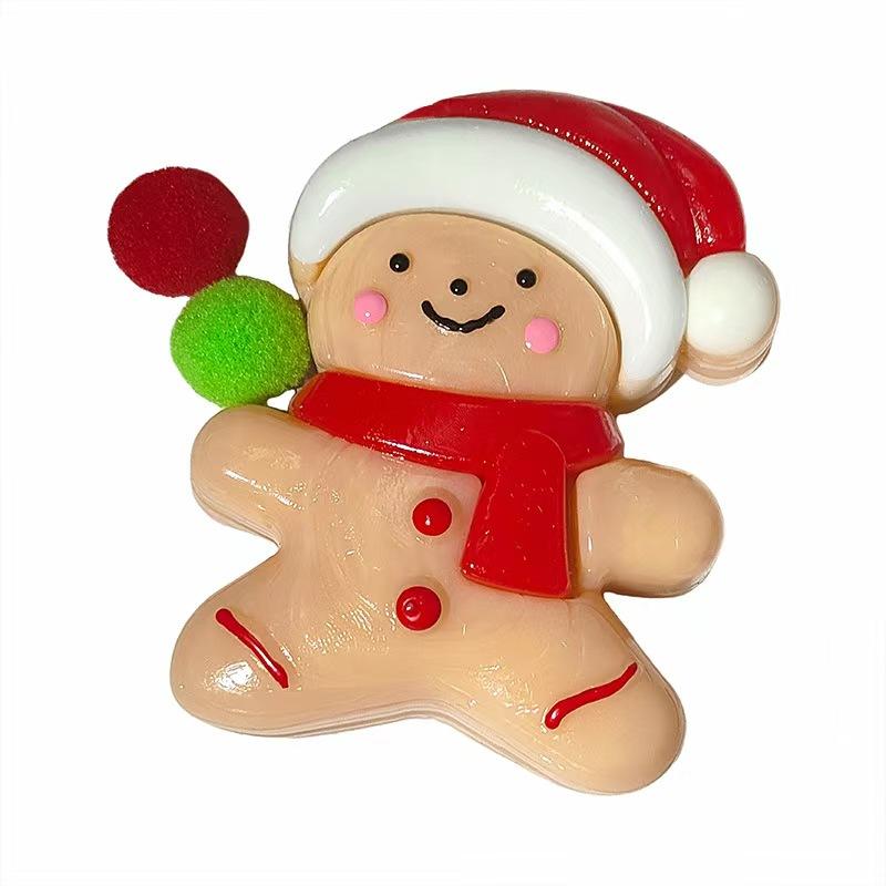 Christmas squeezeable toys, soft quick rebound , relieve stress.Christmas Snow Man Squishies - Rebound Stress Relief Toys.gifts for kids