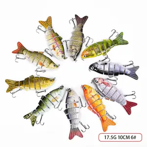 Simulated multi-section fish 10cm-6-6 sections Luya bait, hard bait, fake bait