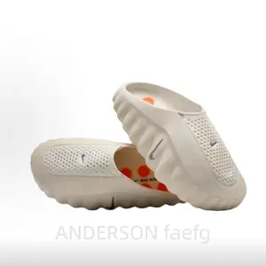 Beige Soft, Flexible, and Breathable Slip-On Slippers with Foot Massage Design: Stylish Slippers That Keep Your Feet Comfortable Even After Long Hours on Your Feet