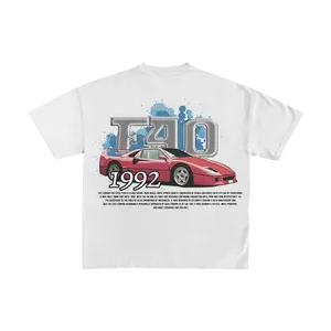 Ferrari F40 Tee/ Car T-Shirt/ Car Gift/ Ferrari T-Shirt/ Graphic T-Shirt/ Men's Shirts/ Car Tee/ Ferrari short sleeve T-Shirt/ Ferrari Hoodie/ Any Size/ Vibrant/ Aesthetic Hoodie/