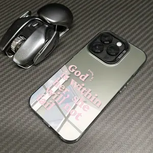 A Simple Slogan And a Soft Transparent Case Designed with Jesus Case for iPhone 16 15 14 Pro Max 13 12 11 XR XS Plus Shockproof Anti-Scratch Durable PC Back Protective Cover