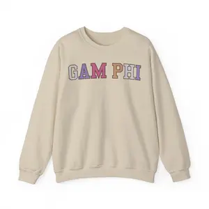 Gamma Phi Beta Pastel Greek Crewneck Sweatshirt
