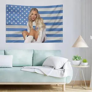 Tapestry Megan Star Moroney Tapestry Pink America Funny Cameron Flag Poster College Dorm Decor, Room Decor Merch Gift Cotton Decorative Decoration Home Textile