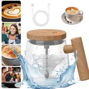 Self Stirring Mug Electric Mixing Cup with USB Charging, Automatic Coffee Mug for Protein Shakes, Milk, Tea, Hot & Cold Drinks, Easy One-Button Operation, mothersdaygift#Summervibes