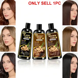 5in1 All-In-One Hair Dye & Care Shampoo – Available in 3 shades, this ginger-infused shampoo combines coloring and nourishing. Ideal for daily care & at-home coloring, it suits all hair types for long-lasting color and strong, healthy hair. Haircare