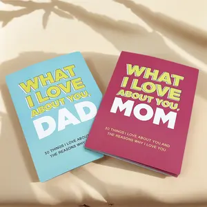 Mom and Dad, the things I like about you, the 30 things I love about you, and the reasons why I love you so much, all are recorded in this notebook.