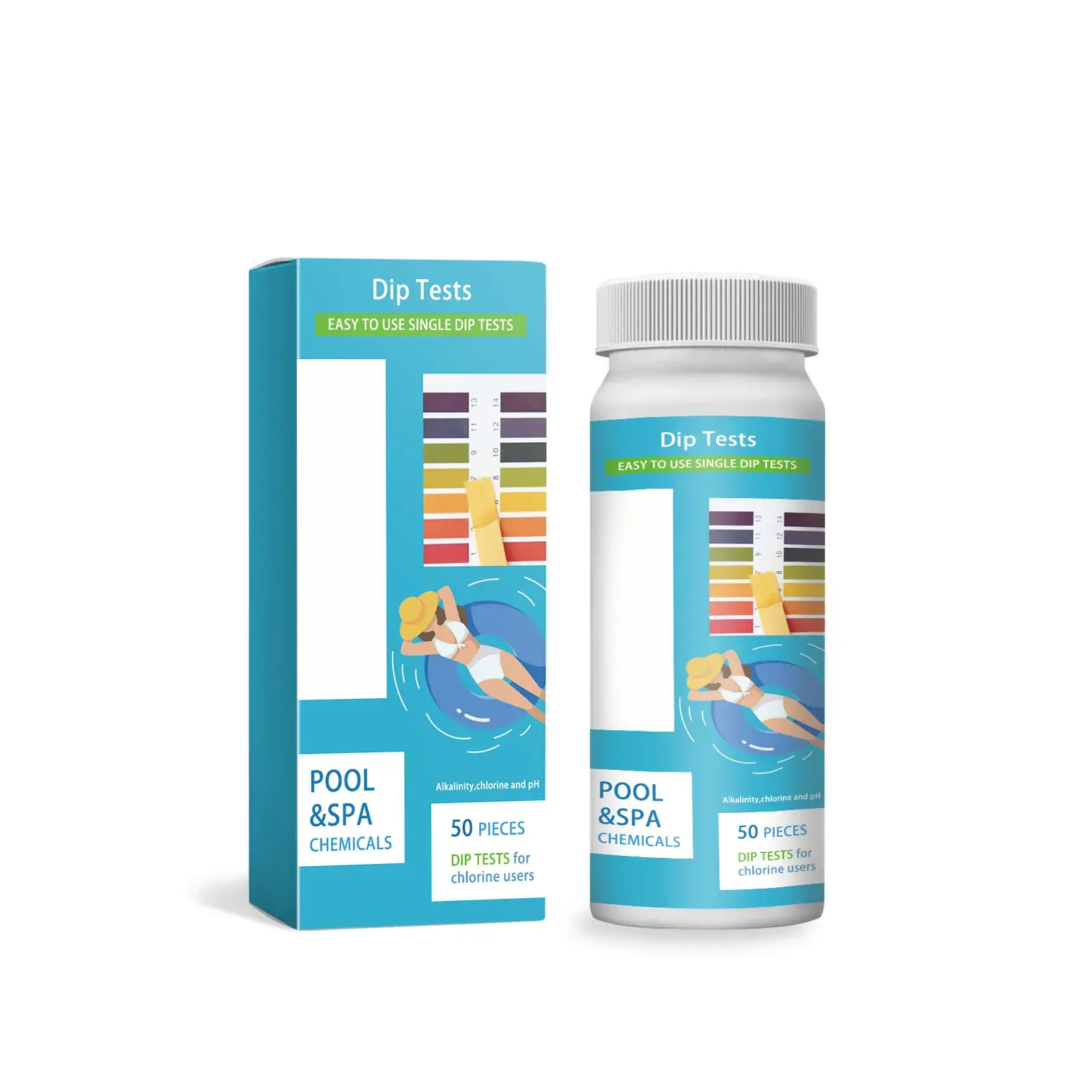 Pool 3-In-1 Ph Test Paper, Test Paper Accurately Compared To Simple Pool Water Quality Test Paper
