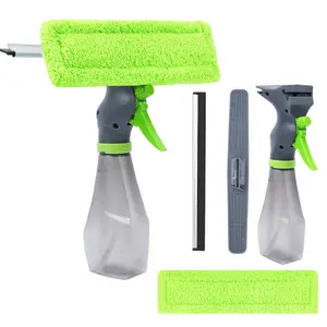 KEEPOW Multifunction Window Cleaner Tool Kit with Spray Bottle, Squeegee, and Microfiber Washer Head KEEPOW Multifunction Window Cleaner Tool Kit with Spray Bottle, Squeegee, and Microfiber Washer Head