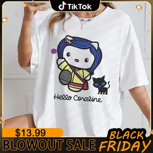 Hello Coraline T-Shirt, Couple Sweatshirt, Hello Valentine's Day Hoodie