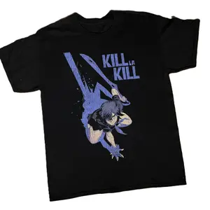 '13 KILL LA KILL VINTAGE BLACK T-SHIRT ALL SIZE