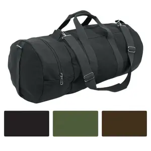 ROTHCO Canvas Double-Ender Sports Bag - Universal, Water Repellent, All Seasons, 30x13 In, 22 Oz Durable Canvas, Extra Pockets, Extension End Pocket, Detachable Strap, Travel Ready, Ideal for Travel & Sports