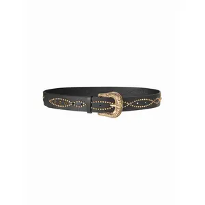 Cider STUDDED ENGRAVED BUCKLE BELT