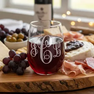 Custom Engraved Wine Glass