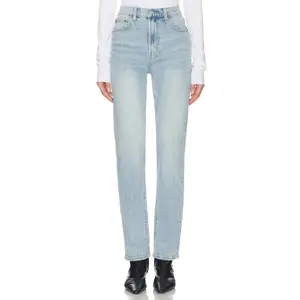 PISTOLA Bri High Rise Slim Straight Jeans in Sequel
