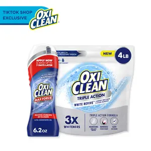 OxiClean Triple Action Laundry Booster + Stain Pre-Treater Bundle