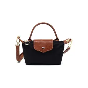 Nylon Flap Crossbody Bag
