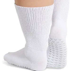 2 Pairs Toeless Neuropathy Socks Lightweight Breathable Foot Sleeves for Nerve Pain Diabetic Relief for Men and Women Compression Support for Gout and Plantar Fasciitis solid crew sock grip sock diabetic ankle sock