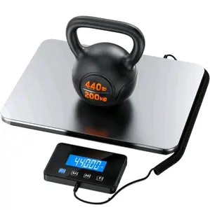 Digital Postal Scale for Package Weighing - 440lb Capacity, User-Friendly Design, Ideal for Shipping & Home Use, Accurate Weight Measurement Tool