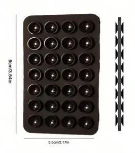1Pc Silicone Suction Silicone Suction Cups Square Phone Case Back Silicone Suction Cups 28pcs Large Suction Silicone Cell