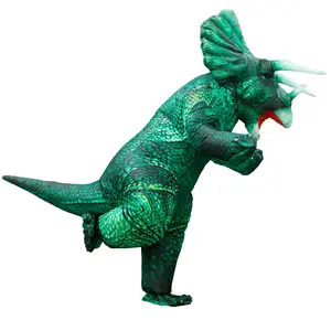 Creations Kids Halloween Inflatable Costume, Realistic Triceratops Set for Boys, Fun Full Body for Party & Pranks