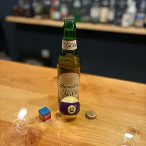 Number 12 Pool Ball Bottle Opener