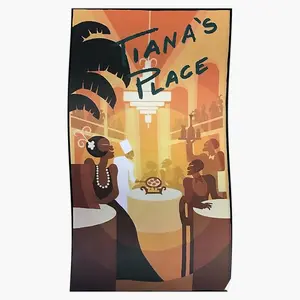 Tiana's Place Poster - Vibrant and Fun Poster Celebrating Tiana's Place from The Princess and the Frog
