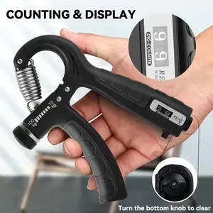 Adjustable Heavy Grip Strengthening Handle  Forearm & Muscle Trainer, Enhanced Grip Strength, Adjustable Weight Resistance, Muscle Building Tool|Adjustable Resistance Trainer|Durable Plastic Construction, Grip Strengthening