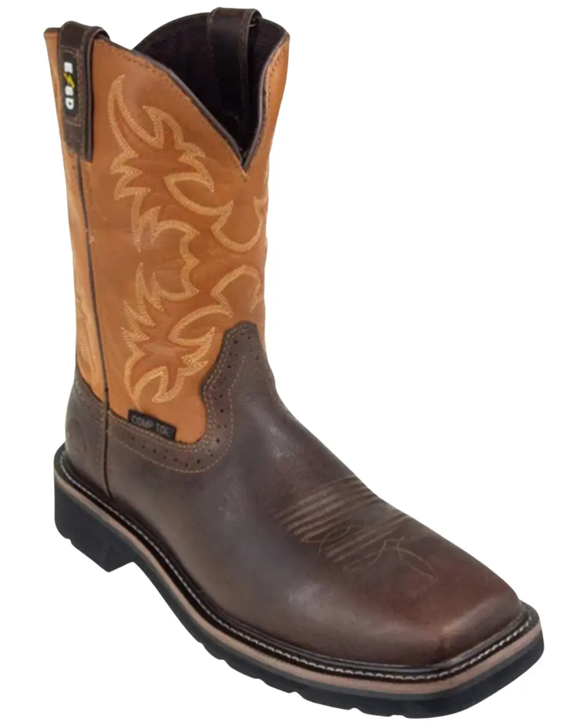 Justin Men's Men'S Actuator Western Work Boot Composite Toe - Se4300