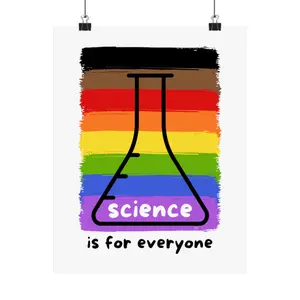 Science is for Everyone Posters, Great for Inclusive Science Classrooms, Teachers, Lab or Dorm Rooms, STEM Students, Scientists