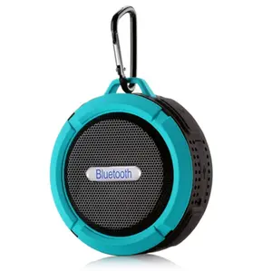 Wireless Rechargable Portable Bluetooth C6 Waterproof Speaker With Large Suction Cup Audio Speakers Smartphone Devices