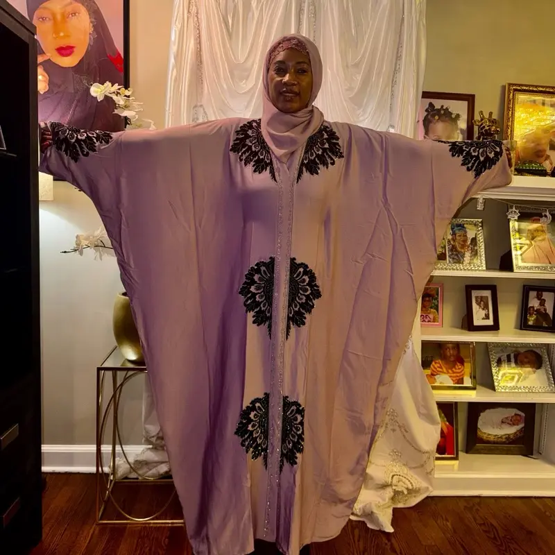 Butterfly abaya