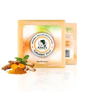 Anna's Skincare Turmeric Face & Body Soap – Brightens Skin, Reduces Inflammation, Fades Dark Spots acnespots