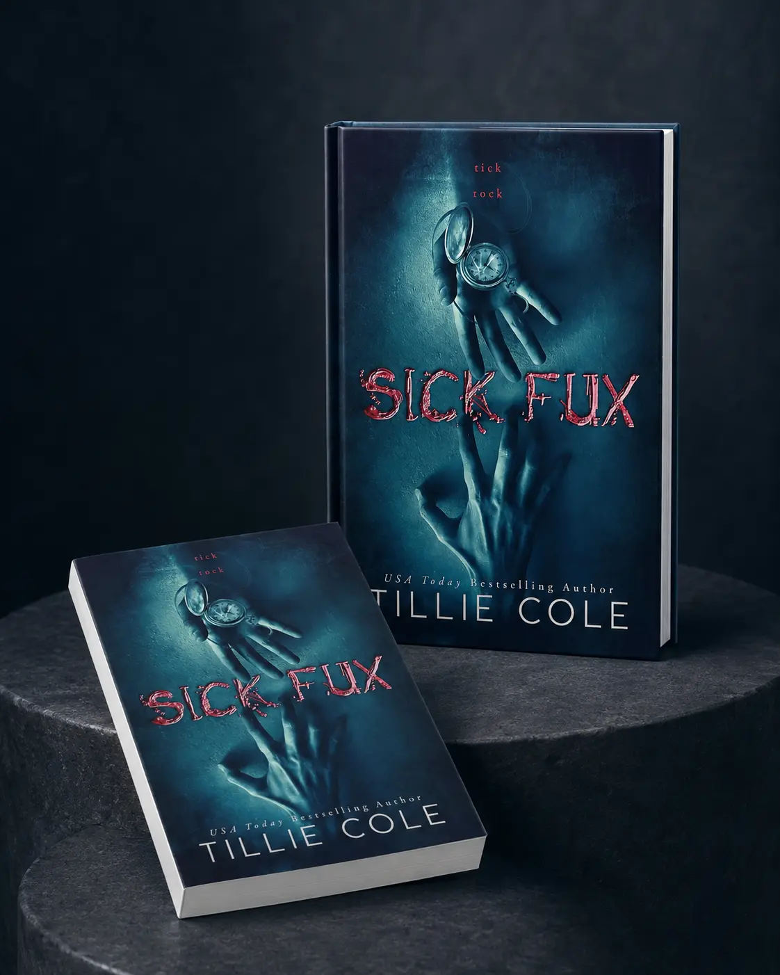Sick Fux by Tillie Cole, English Paperback Dark Contemporary Romance, Standalone Revenge Thriller About Ellis Earnshaw and Heathan James, Childhood Friends, Trauma, Vengeance, Alice in Wonderland Themes, 366 Pages, 2017 Adult BookTok Fiction, 18 Plus