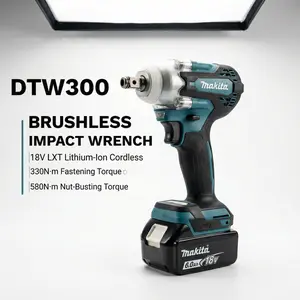 Makita DTW300 1/2 Inch Impact Driver 18V For Mechanical Installation Repair With 4 Speed Control tool kit set