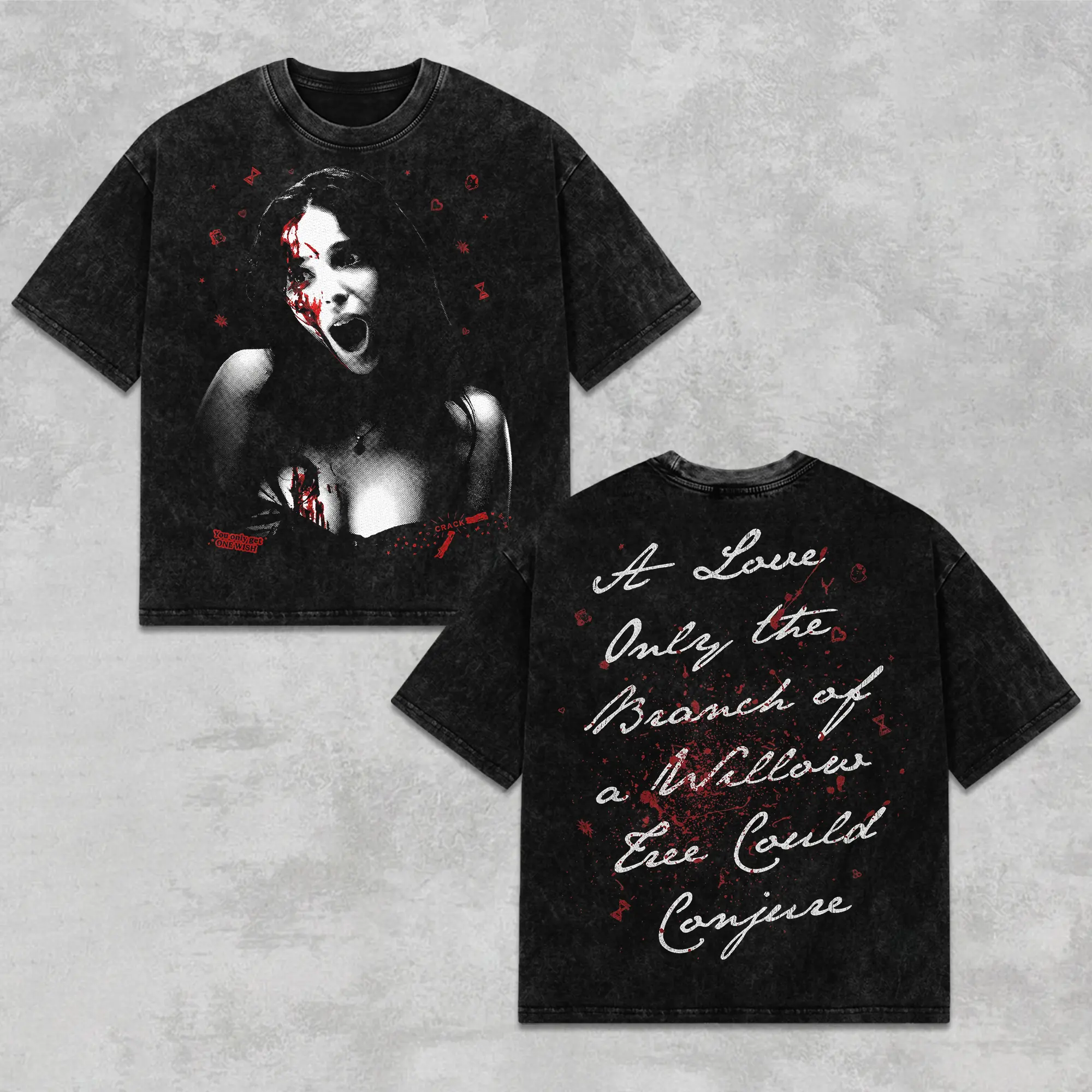 Obsession Movie 2026 #3 Nikki Freeman Washed Shirt, Gothic Horror Graphic Tee, Double Cotton T Shirt, Vintage Thriller Movie Tee, Fast Shipping!