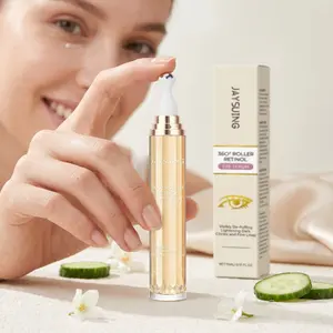 Retinol 360° Roller Eye Essence (15ML), Hydrating and Nourishing, Massage Around Eyes, Reduce Fine Lines, Maintain Elasticity and Lubrication
