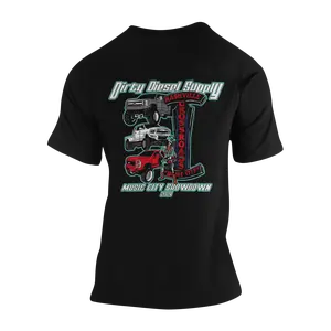 Music City Showdown Edition Shortsleeve Tshirt, Truck Tee, Unisex Nashville Themed Casual Top Menswear T-Shirt Crewneck