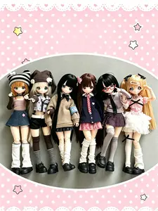 MiraLab Don t Touch My Bangs BJD Articulated Doll Blind Box Figure with Multiple Hand Poses – The Sweetest Summer Graduation Gift for Besties Who Share Your Unique Aesthetic