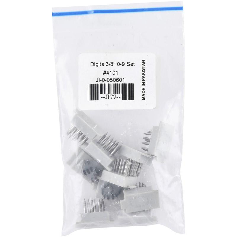 Extra Jeffers Standard Tattoo Letters and/or Numbers, 3/8"