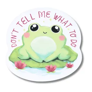 Sarcastic Vinyl Sticker – Snarky, Funny Waterproof Sticker for Laptops, Water Bottles & More – Choose 1 Bold Design