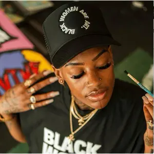 Black Women Are Art Trucker Hat